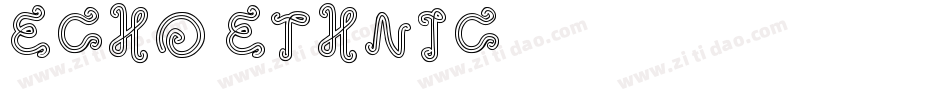 Echo Ethnic字体转换